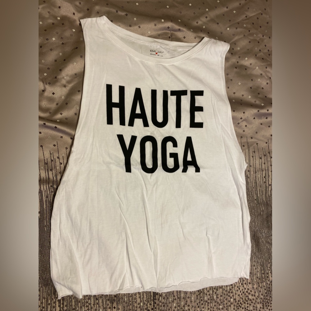 Haute Yoga workout tank OS